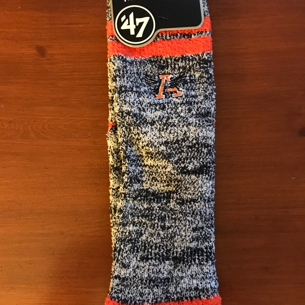 47 Brand Auburn Tigers Cozy Chenille yarn socks